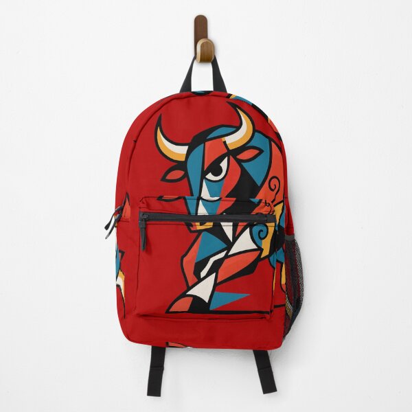 Item preview, Cubist Charging Bull – Modern Geometric Bull Art designed and sold by Lifer art and design.