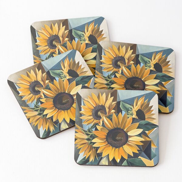 Item preview, Cubist Sunflowers designed and sold by Pinkgnomie.