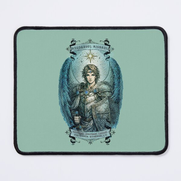 Item preview, Beautiful Archangel Michael - Royal Baby Green - Visualise Invisible designed and sold by VisualiseIt.