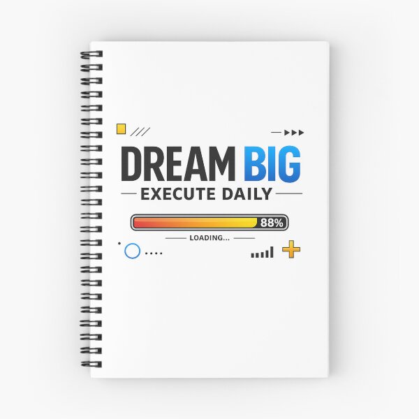 Item preview, Dream big Execute daily designed and sold by Kalpa.