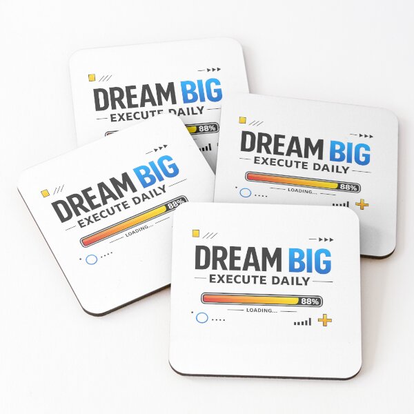 Item preview, Dream big Execute daily designed and sold by Kalpa.