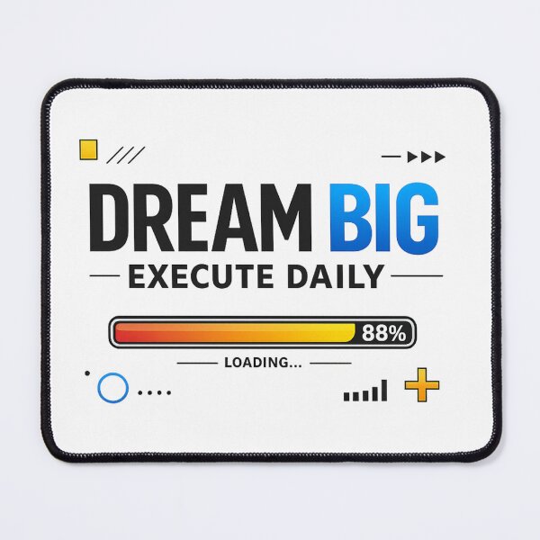 Item preview, Dream big Execute daily designed and sold by Kalpa.