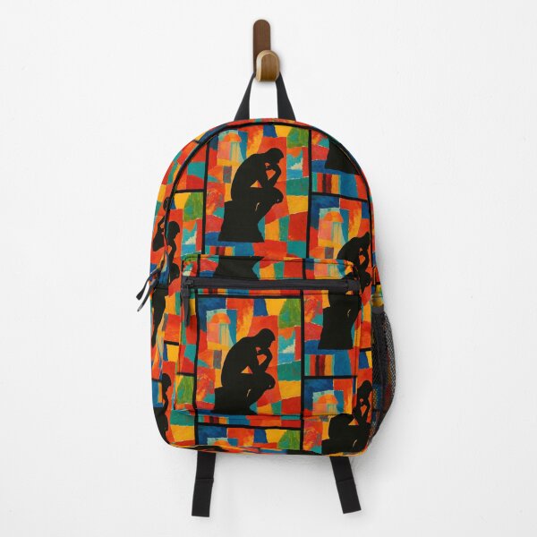Item preview, Abstract Thinker Silhouette Color Block Art designed and sold by PlanetEye Designs.