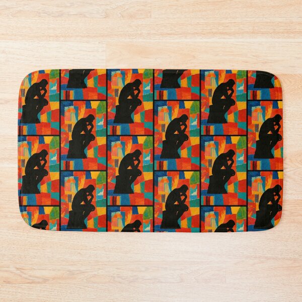 Item preview, Abstract Thinker Silhouette Color Block Art designed and sold by PlanetEye Designs.