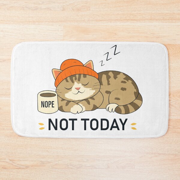 Item preview, Cozy Cat “Not Today” designed and sold by DesignbyAnnaM.