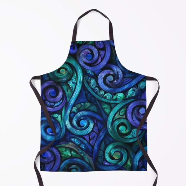 Item preview, New Zealand Paua Māori Pattern Koru Design 917 designed and sold by GrinGalore.