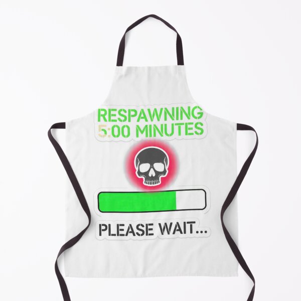Item preview, *Respawning In 5 Minutes Gamer Skull Design* designed and sold by Petringo.