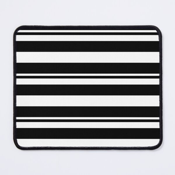 Item preview, Horizontal Black and White Stripes Pattern designed and sold by Anna Studio Co.