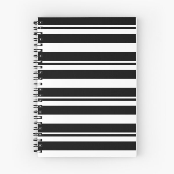 Item preview, Horizontal Black and White Stripes Pattern designed and sold by Anna Studio Co.