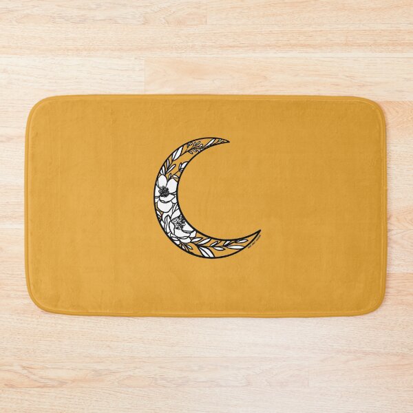 Item preview, Yellow - A Little Witchy Magnolia Moon - Black and white -  By Bree Craft Designs designed and sold by breezecrafty23.