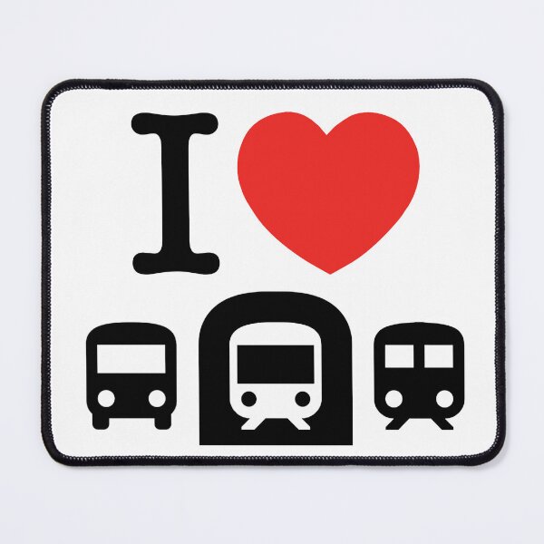Item preview, I Love NY Public Transit designed and sold by Rebel Dude.