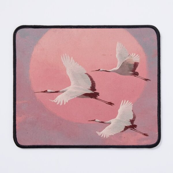 Item preview, Peaceful Cranes Twilight Sky Artwork  designed and sold by NivyasArtistry.