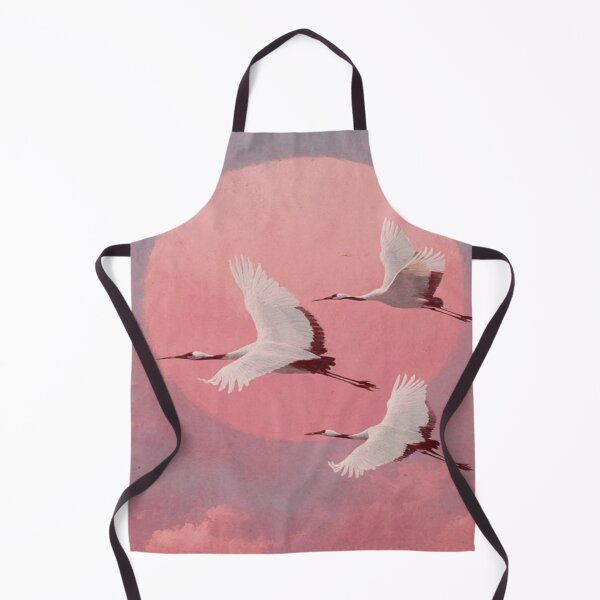 Item preview, Peaceful Cranes Twilight Sky Artwork designed and sold by NivyasArtistry.