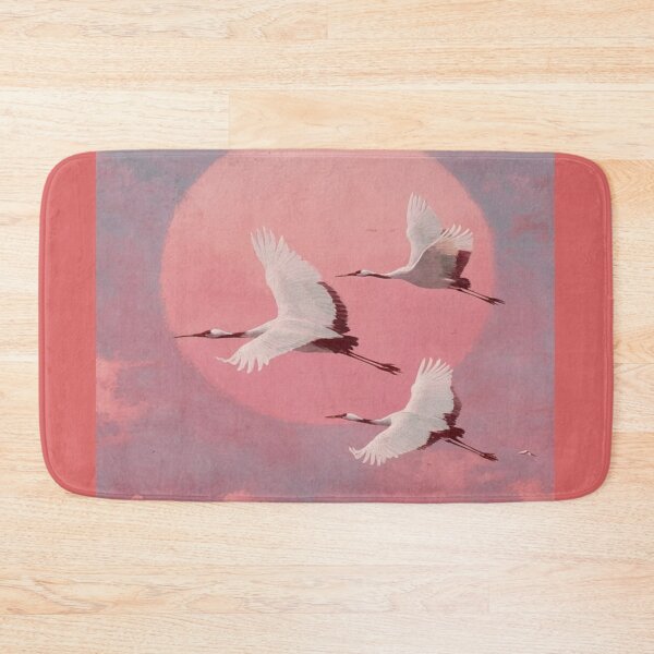 Item preview, Peaceful Cranes Twilight Sky Artwork  designed and sold by NivyasArtistry.