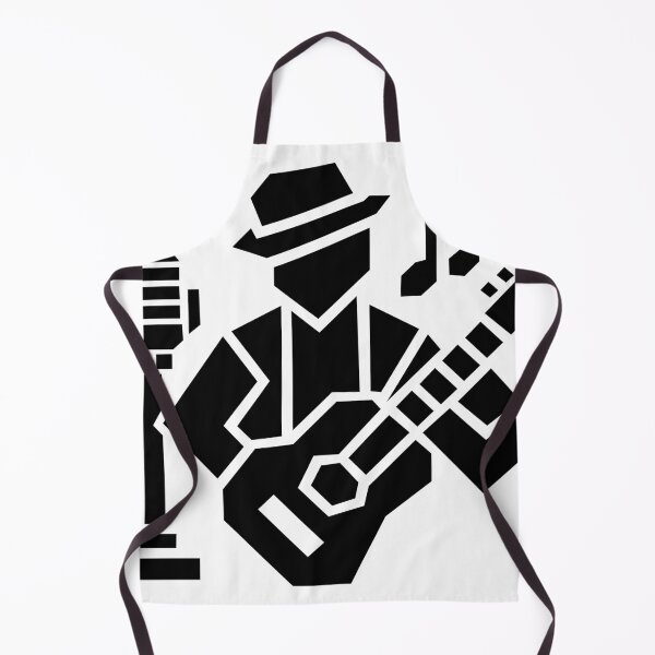 Item preview, Geometric Noir Musician Playing Guitar designed and sold by matybrak.
