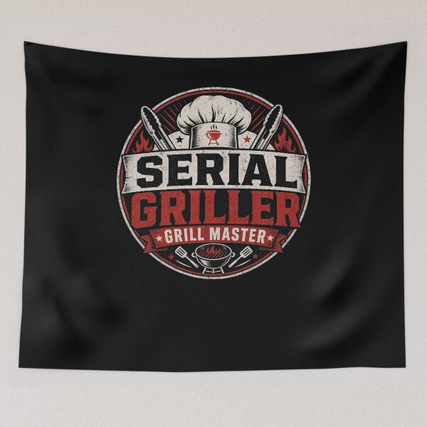 Item preview, Serial Griller – Grill Master designed and sold by FreshPixelArt.