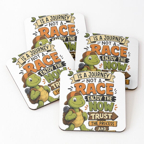 Item preview, Life Is A Journey Not A Race Turtle Motivation Cartoon designed and sold by mr.bardook.