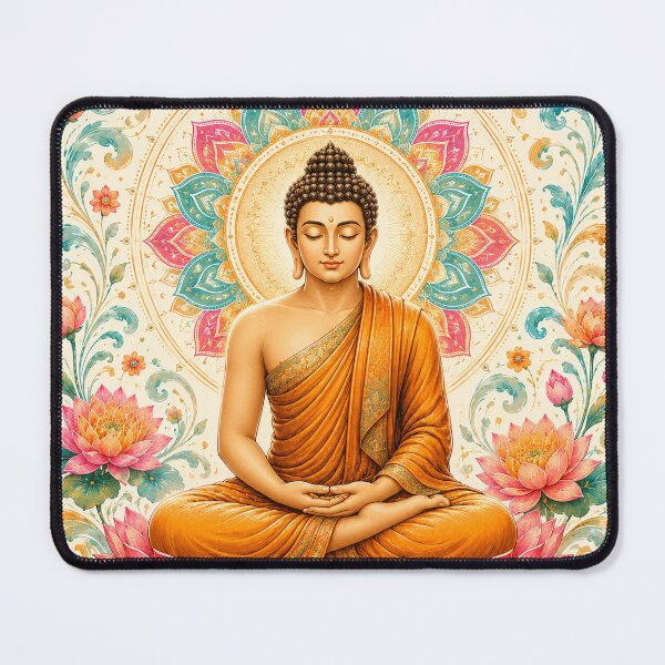 Item preview, Buddha Meditation Mandala | Lotus Zen Art | Spiritual Mindfulness designed and sold by ravuh.