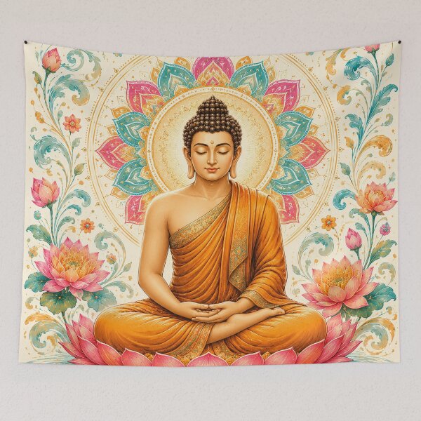 Item preview, Buddha Meditation Mandala | Lotus Zen Art | Spiritual Mindfulness  designed and sold by ravuh.