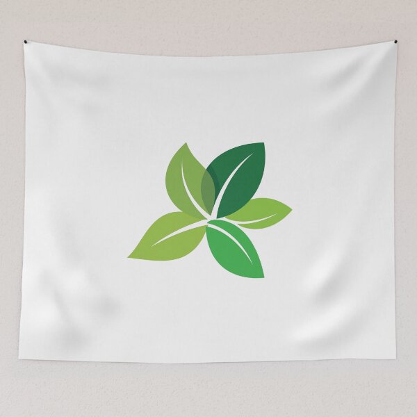 Item preview, Aesthetic Green Leaves Botanical Graphic designed and sold by Kidix Arts.