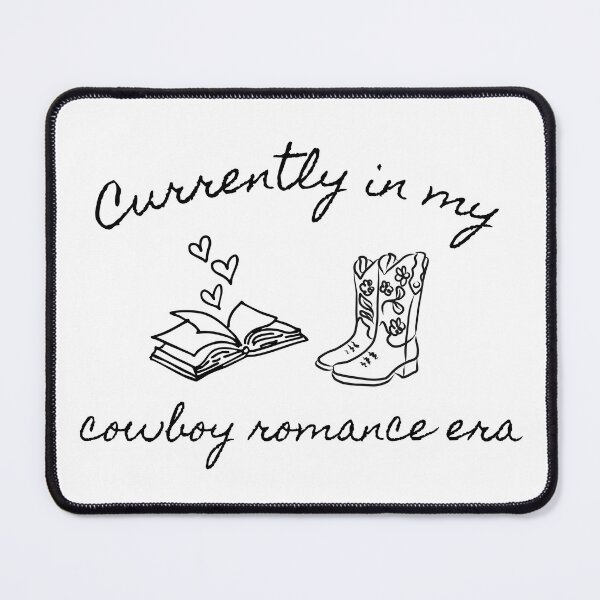 Item preview, Currently In My Cowboy Romance Era Book Lover Design designed and sold by May´s Cozy Corner.