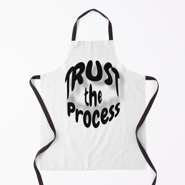 Item preview, Trust The Process Wavy Retro Typography Motivational Quote designed and sold by yachstudio.
