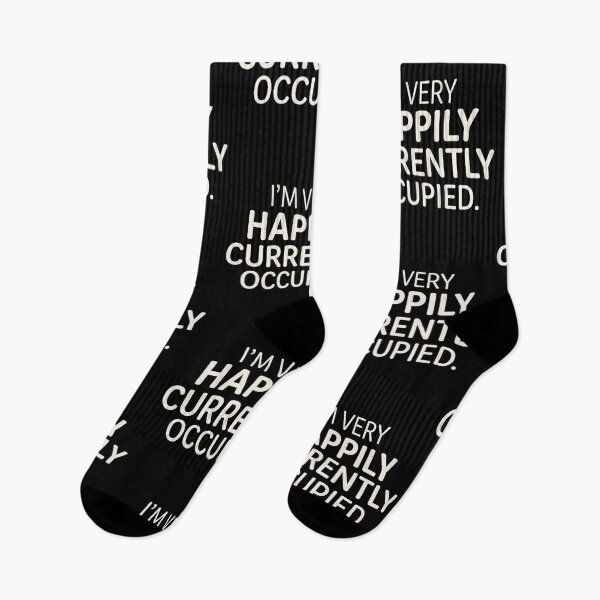 Item preview, I'm Very Happily Currently Occupied Introvert Shirt designed and sold by artlife4.