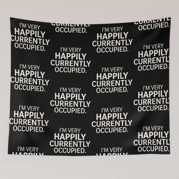 Item preview, I'm Very Happily Currently Occupied Introvert Shirt designed and sold by artlife4.