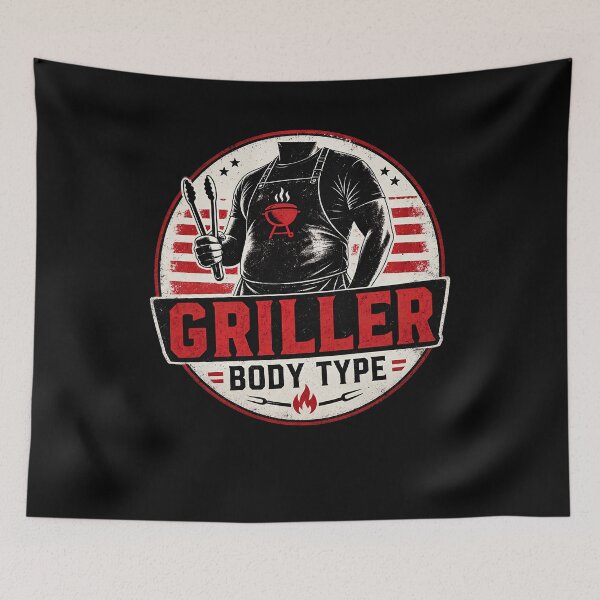 Item preview, Griller Body Type BBQ designed and sold by FreshPixelArt.
