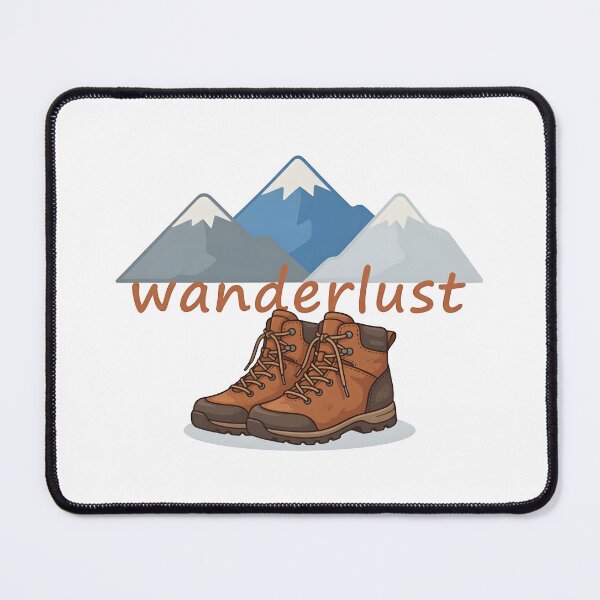Item preview, Wanderlust Mountains Outdoor Adventures designed and sold by Smoking_Animals .