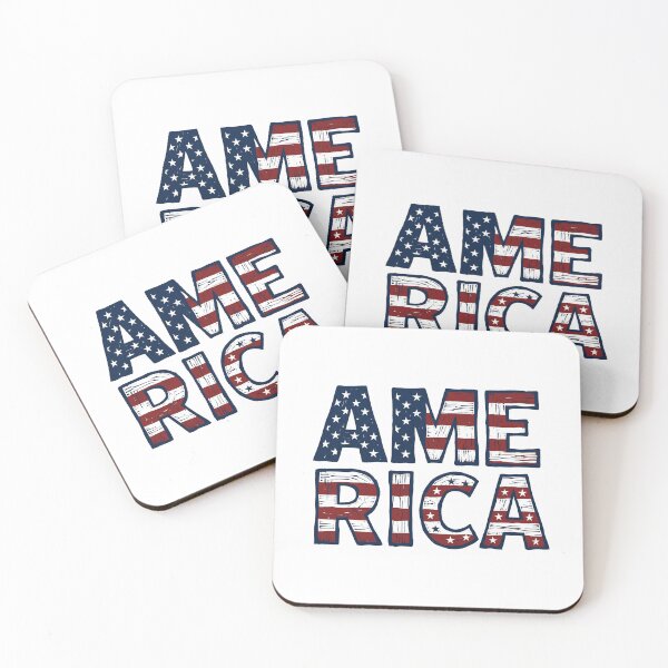 Item preview, Distressed America Patriotic USA Flag Typography designed and sold by Paper Drip.