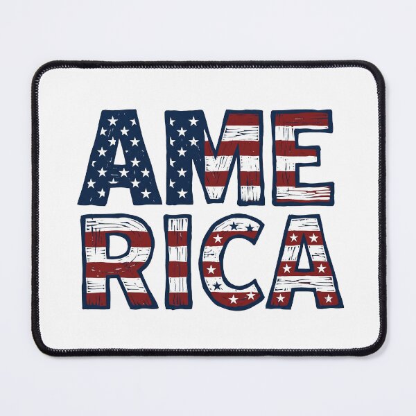 Item preview, Distressed America Patriotic USA Flag Typography designed and sold by Paper Drip.