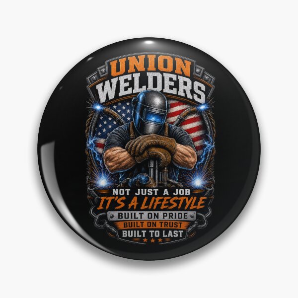 Item preview, Union Welders Built Strong With Skill And Pride Shirt | Blue Collar Welding Graphic designed and sold by LabCore.