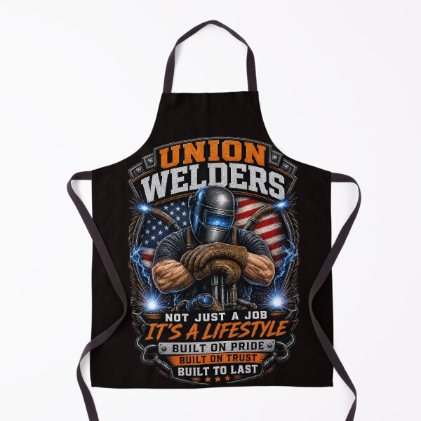 Item preview, Union Welders Built Strong With Skill And Pride Shirt | Blue Collar Welding Graphic designed and sold by LabCore.