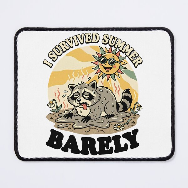 Item preview, Vintage Hot Summer Raccoon - I Survived Summer designed and sold by BumbleBloom7.