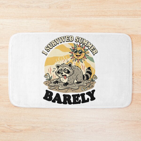 Item preview, Vintage Hot Summer Raccoon - I Survived Summer designed and sold by BumbleBloom7.