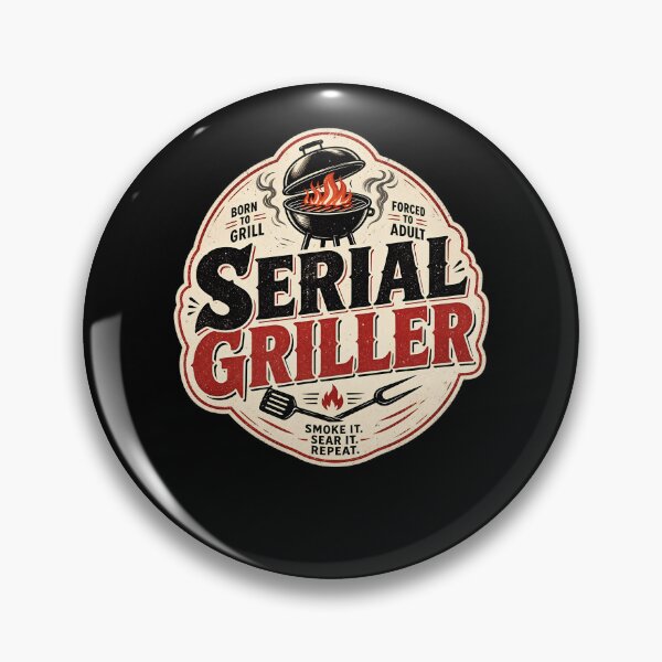 Item preview, Serial Griller BBQ designed and sold by FreshPixelArt.
