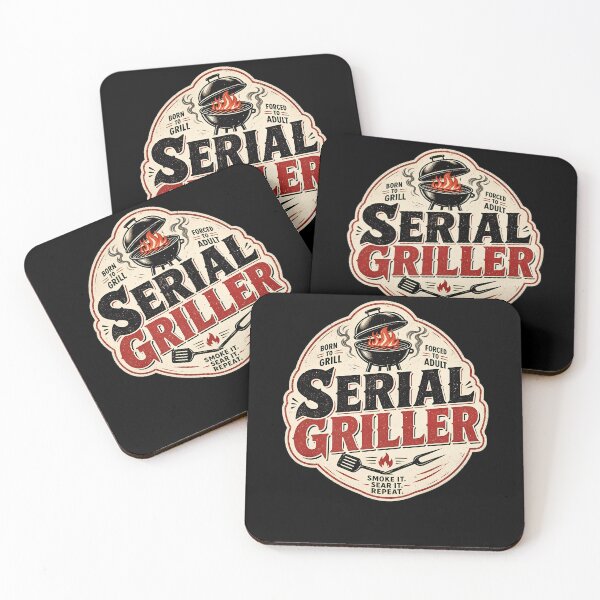 Item preview, Serial Griller BBQ designed and sold by FreshPixelArt.
