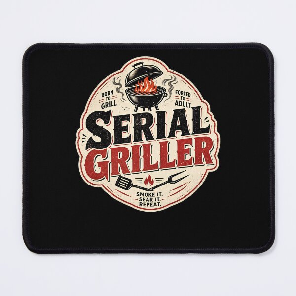 Item preview, Serial Griller BBQ designed and sold by FreshPixelArt.
