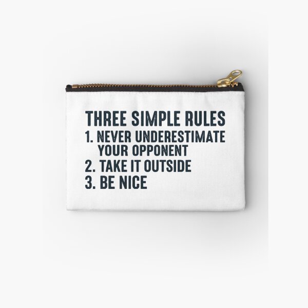 Item preview, Three Simple Rules designed and sold by CRINGEWORTHY TEES.
