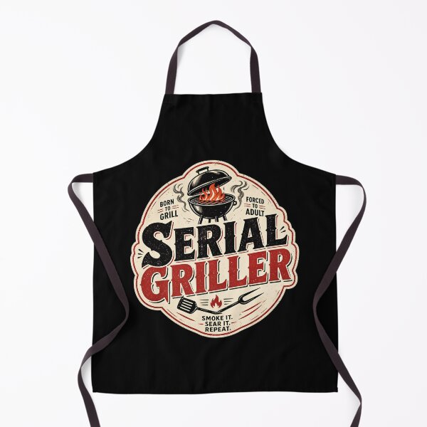 Item preview, Serial Griller BBQ designed and sold by FreshPixelArt.