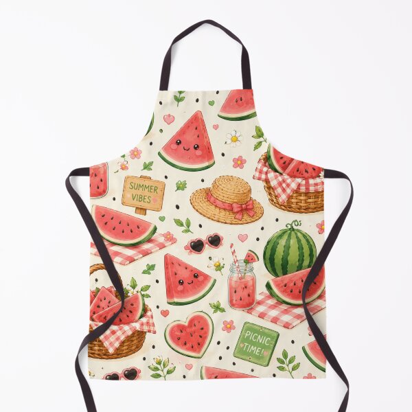Item preview, Watermelon Picnic Summer Pattern designed and sold by Aramdesing.