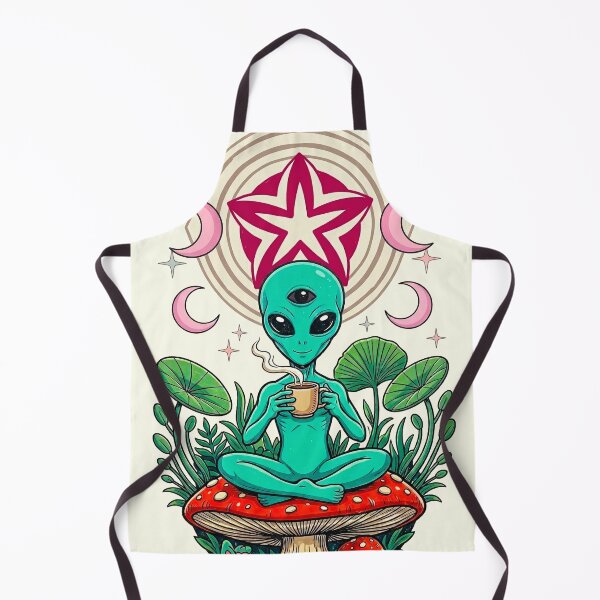 Item preview, Cosmic Alien Coffee Meditation designed and sold by etermagico.