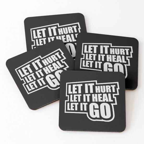 Item preview, Let It Hurt Let It Heal Let It Go Inspiring Quote designed and sold by shirt-o-mat.
