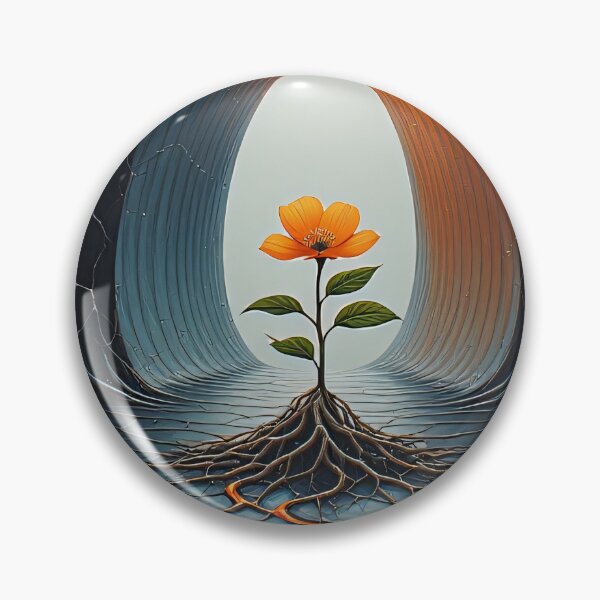 Item preview, The flower grows despite adverse circumstances. designed and sold by Mianku | Für das Leben.