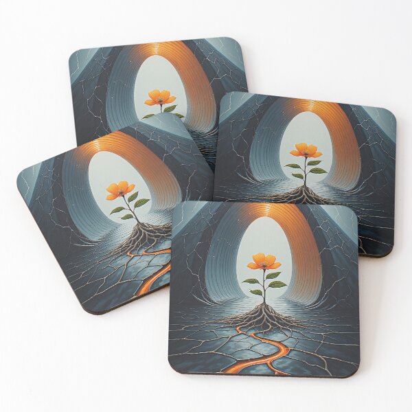 Item preview, The flower grows despite adverse circumstances. designed and sold by Mianku | Für das Leben.
