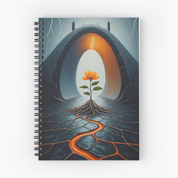 Item preview, The flower grows despite adverse circumstances. designed and sold by Mianku | Für das Leben.