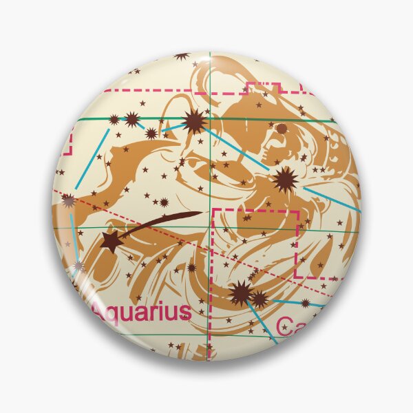 Item preview, Vintage Aquarius Constellation Map designed and sold by danielrospad.