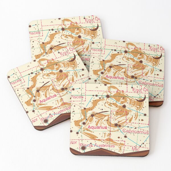 Item preview, Vintage Aquarius Constellation Map designed and sold by danielrospad.