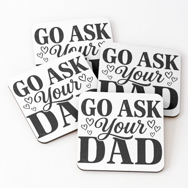 Item preview, Go Ask Your Dad Funny Mom Shirt – Sarcastic Parenting Quote Tee designed and sold by SideKickCreates.